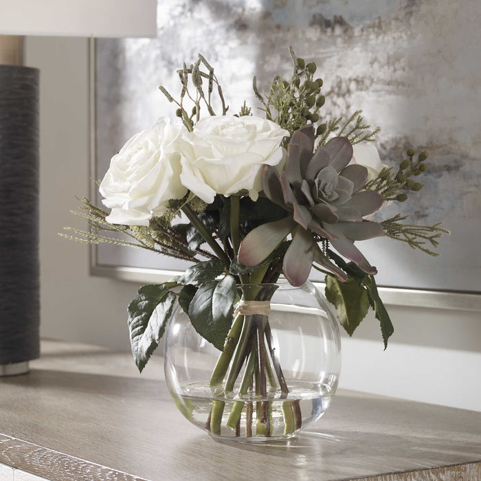Uttermost - Belmonte Floral Bouquet & Vase - 60182
