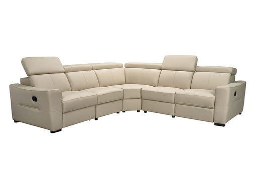 ESF Furniture - 2119 Sectional and Armchair w/ Manual Recliners in Beige - 2119-SECTIONAL - GreatFurnitureDeal