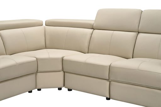 ESF Furniture - 2119 Sectional and Armchair w/ Manual Recliners in Beige - 2119-SECTIONAL - GreatFurnitureDeal