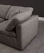 Meridian Furniture - Plush 105" Grey Velvet Upholstered Standard Comfort 4pc. Sectional - 602Grey-Sec4B - GreatFurnitureDeal