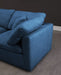 Meridian Furniture - Plush 70" Navy Velvet Upholstered Standard Comfort 2pc. Loveseat - 602Navy-S70 - GreatFurnitureDeal