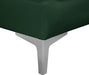 Meridian Furniture - Alina 116.5" Green Velvet Upholstered 4pc. Sofa - 604Green-S119 - GreatFurnitureDeal