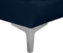 Meridian Furniture - Alina 116.5" Navy Velvet Upholstered 6pc. Sectional - 604Navy-Sec6B - GreatFurnitureDeal