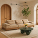 Meridian Furniture - Turin 135.5" Beige Chenille Fabric Upholstered 3pc. Sofa - 606Beige-S3A - GreatFurnitureDeal
