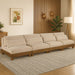 Meridian Furniture - Turin 160" Beige Chenille Fabric Upholstered 4pc. Sofa - 606Beige-S4B - GreatFurnitureDeal