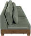 Meridian Furniture - Turin 160" Green Chenille Fabric Upholstered 4pc. Sofa - 606Green-S4B - GreatFurnitureDeal