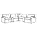 Coaster Furniture - Collins 7-Piece Modular Power Reclining Sectional Grey - 609560P-SETA - GreatFurnitureDeal