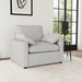 Coaster Furniture - Collins Upholstered Power Recliner Chair Grey - 609563P - GreatFurnitureDeal