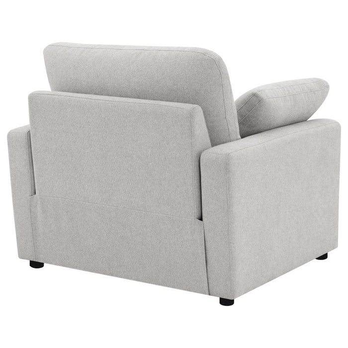 Coaster Furniture - Collins Upholstered Power Recliner Chair Grey - 609563P - GreatFurnitureDeal