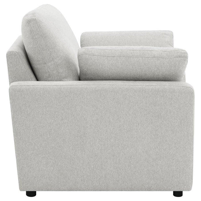 Coaster Furniture - Collins Upholstered Power Recliner Chair Grey - 609563P - GreatFurnitureDeal