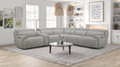 J&M Furniture - 6095B Sectional in Grey - 17223 - GreatFurnitureDeal