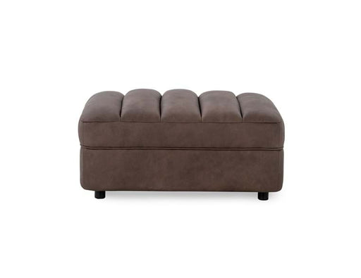 Classic Home Furniture - Harlyn Leather Ottoman Oak Brown - 610353826 - GreatFurnitureDeal