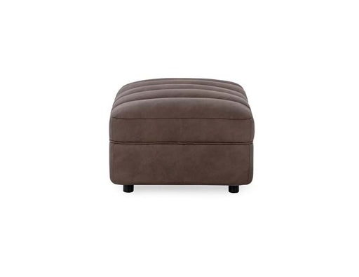 Classic Home Furniture - Harlyn Leather Ottoman Oak Brown - 610353826 - GreatFurnitureDeal