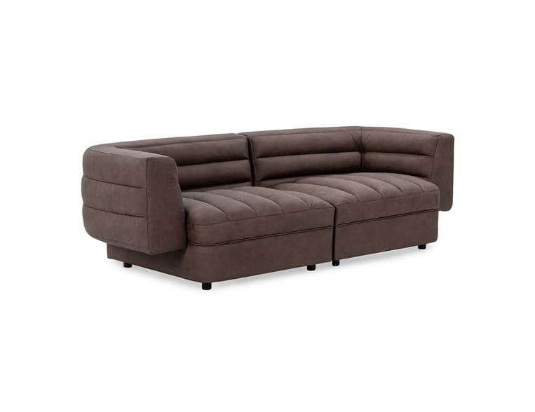 Classic Home Furniture - Harlyn Leather 2 Piece Modular Loveseat - 6103SC531 - GreatFurnitureDeal