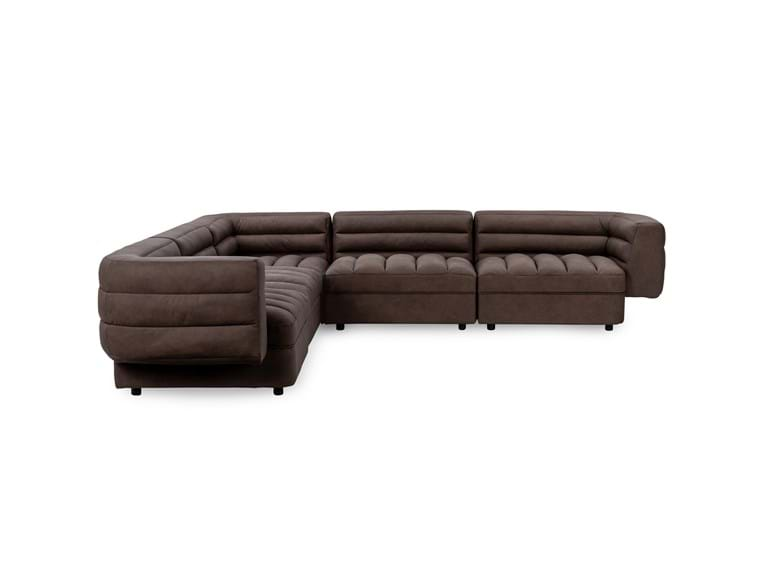 Classic Home Furniture - Harlyn Leather 5  Piece Sectional - 6103SC533 - GreatFurnitureDeal