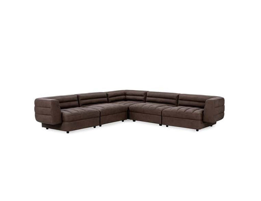 Classic Home Furniture - Harlyn Leather 5  Piece Sectional - 6103SC533 - GreatFurnitureDeal