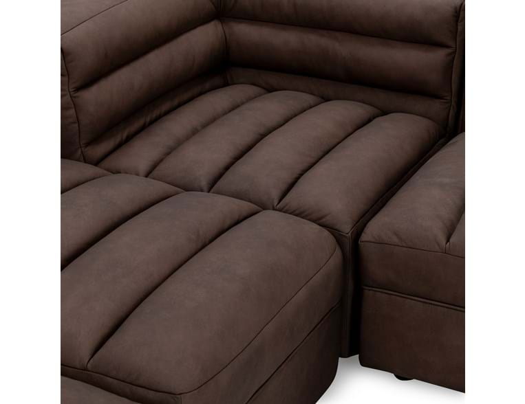 Classic Home Furniture - Harlyn Leather 5 Piece Sectional w/ Ottoman - 6103SC534 - GreatFurnitureDeal