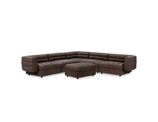 Classic Home Furniture - Harlyn Leather 6 Piece Sectional - 6103SC535 - GreatFurnitureDeal