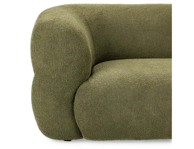 Classic Home Furniture - Faris Upholstered Sofa Dark Olive - 6104SF14 - GreatFurnitureDeal