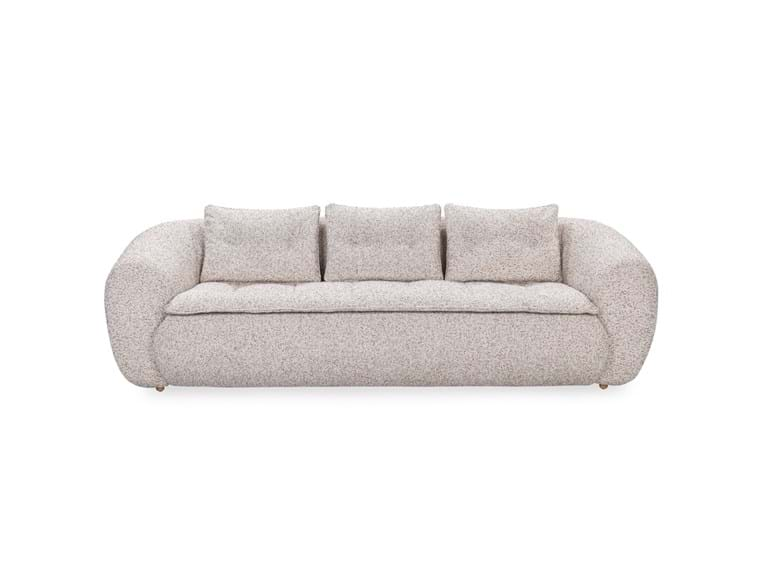 Classic Home Furniture - Ember Upholstered Sofa Cream White - 6105SF15 - GreatFurnitureDeal