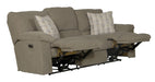 Catnapper - Tyler 2 Piece Power Reclining Sofa Set in Pewter/Barley - 61061-62-PEWTER - GreatFurnitureDeal