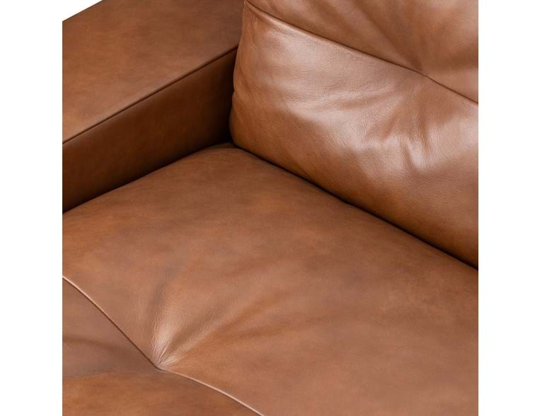 Classic Home Furniture - Lucca Leather Sofa Chocolate Brown - 6106SF52 - GreatFurnitureDeal