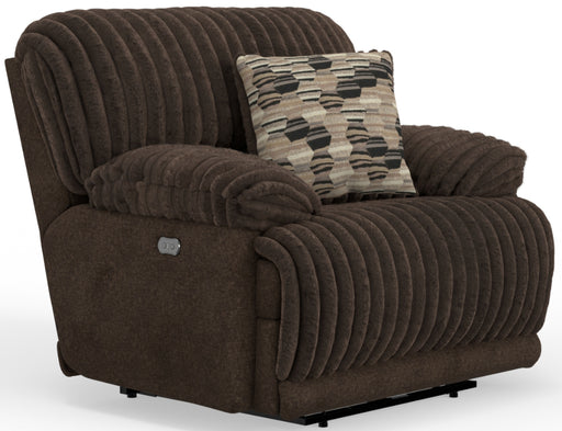 Catnapper - Hollifield Power Wall Hugger Recliner in Chocolate - 61082-4-CHOCOLATE - GreatFurnitureDeal