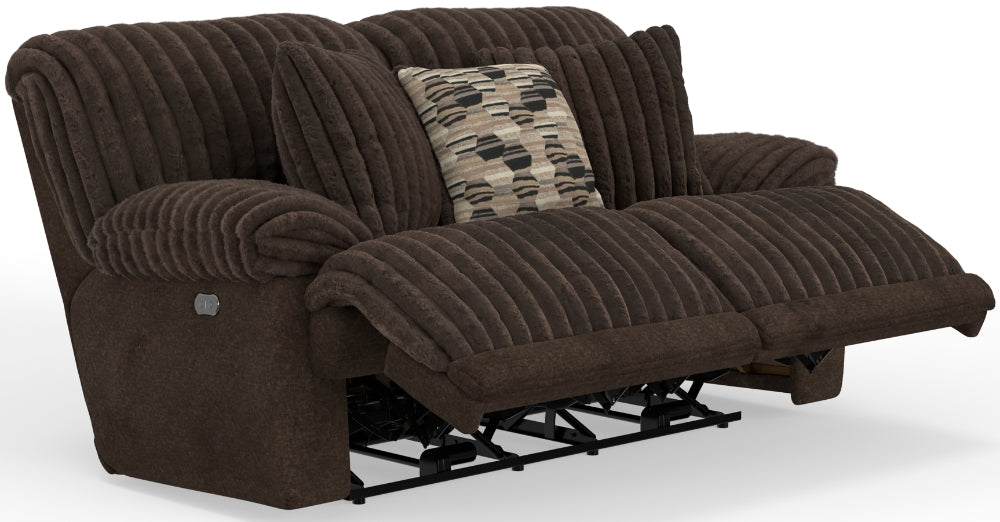 Catnapper - Hollifield Reclining Loveseat in Chocolate - 1082-CHOCOLATE - GreatFurnitureDeal