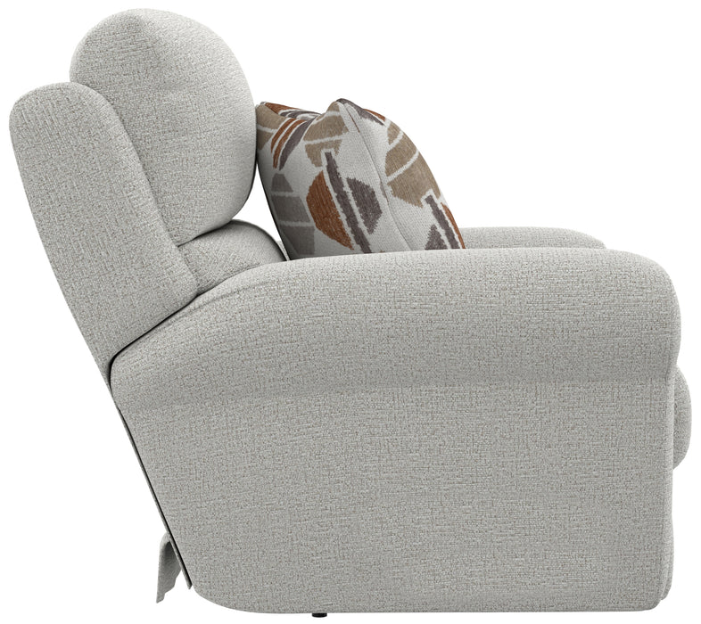 Catnapper - Kellen Power Lay Flat Recliner w/Zero Gravity in Ecru/Morocco - 61130-7-ECRU - GreatFurnitureDeal