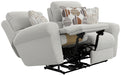 Catnapper - Kellen Power Lay Flat Reclining Loveseat w/Zero Gravity in Ecru/Morocco - 61132-ECRU - GreatFurnitureDeal