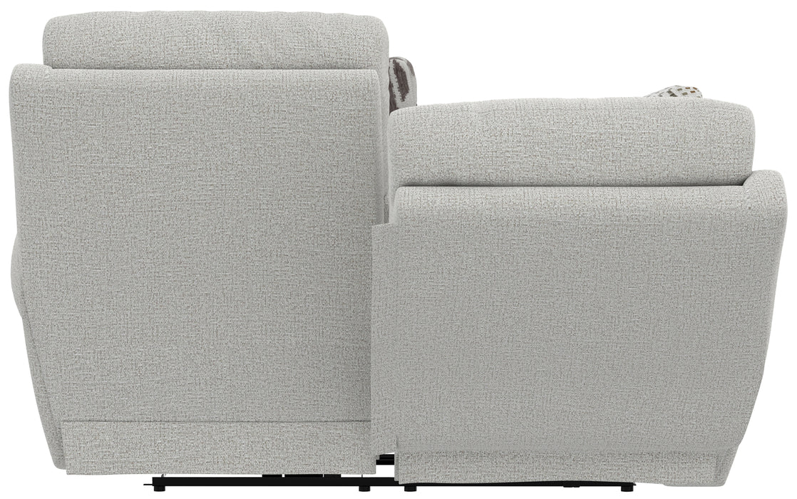 Catnapper - Kellen 2 Piece Power Lay Flat Reclining Sofa Set in Ecru/Morocco - 61131-32-ECRU