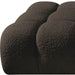 Meridian Furniture - Ames 136" Brown Boucle Fabric Upholstered 4pc. Sofa - 611Brown-S136C - GreatFurnitureDeal