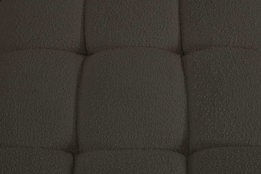 Meridian Furniture - Ames 170" Brown Boucle Fabric Upholstered 7pc. Sectional - 611Brown-Sec7B - GreatFurnitureDeal