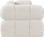 Meridian Furniture - Ames 102" Cream Boucle Fabric Upholstered 3pc. Sofa - 611Cream-S102D - GreatFurnitureDeal