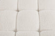 Meridian Furniture - Ames 68" Cream Boucle Fabric Upholstered 2pc. Armless Loveseat - 611Cream-S68B - GreatFurnitureDeal