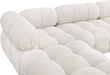 Meridian Furniture - Ames 136" Cream Boucle Fabric Upholstered 6pc. Sectional - 611Cream-Sec6D - GreatFurnitureDeal