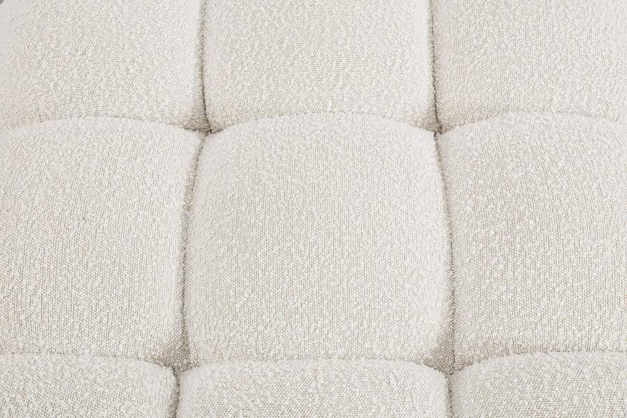 Meridian Furniture - Ames 136" Cream Boucle Fabric Upholstered 6pc. Sectional - 611Cream-Sec6D - GreatFurnitureDeal