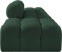 Meridian Furniture - Ames 136" Green Boucle Fabric Upholstered 4pc. Sofa - 611Green-S136C - GreatFurnitureDeal
