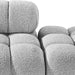 Meridian Furniture - Ames 170" Grey Boucle Fabric Upholstered 5pc. Sofa - 611Grey-S170A - GreatFurnitureDeal