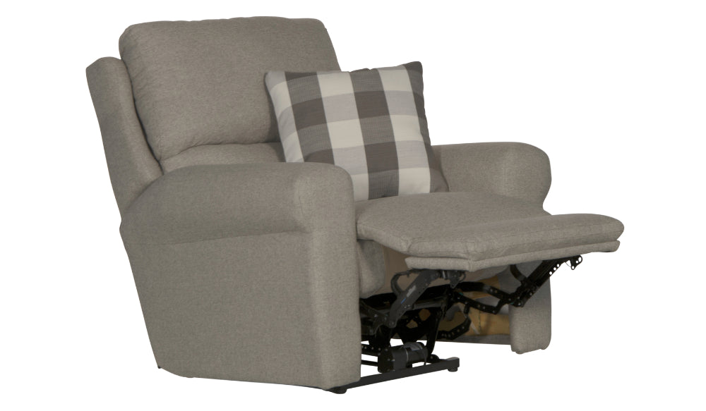 Catnapper - Westport 3 Piece Recliner Living Room Set in Metal-Charcoal - 1211-METAL-3SET