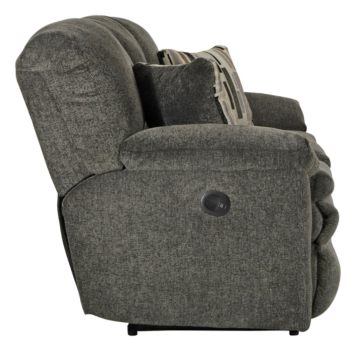 Catnapper - Tosh 3 Piece Power Reclining Living Room Set in Pewter - 61271-61272-612704-PEWTER