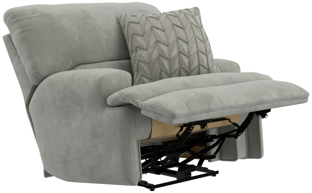 Catnapper - Renaldo Power Lay Flat Recliner w/Zero Gravity in Stone - 61280-7-STONE - GreatFurnitureDeal