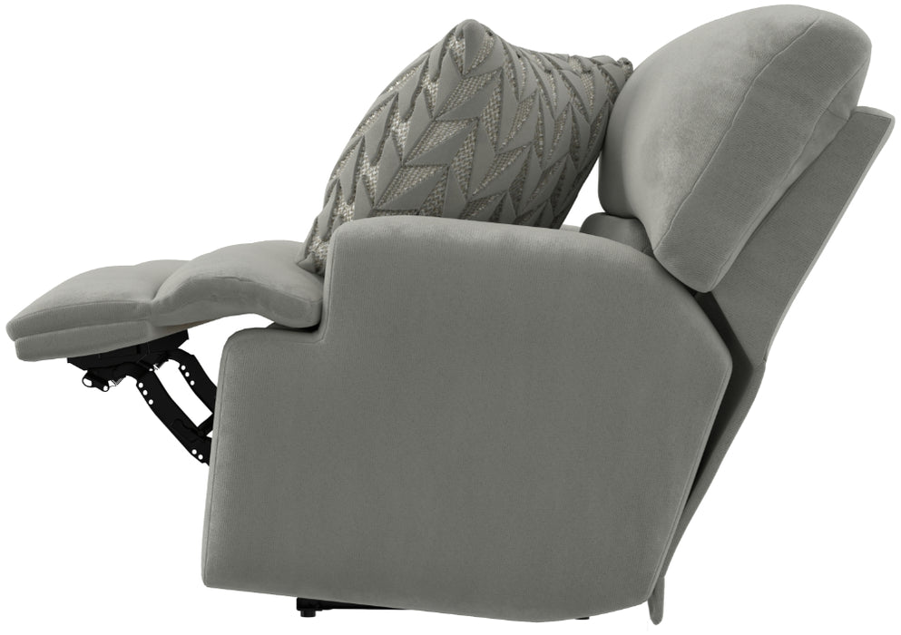 Catnapper - Renaldo Power Lay Flat Recliner w/Zero Gravity in Stone - 61280-7-STONE - GreatFurnitureDeal