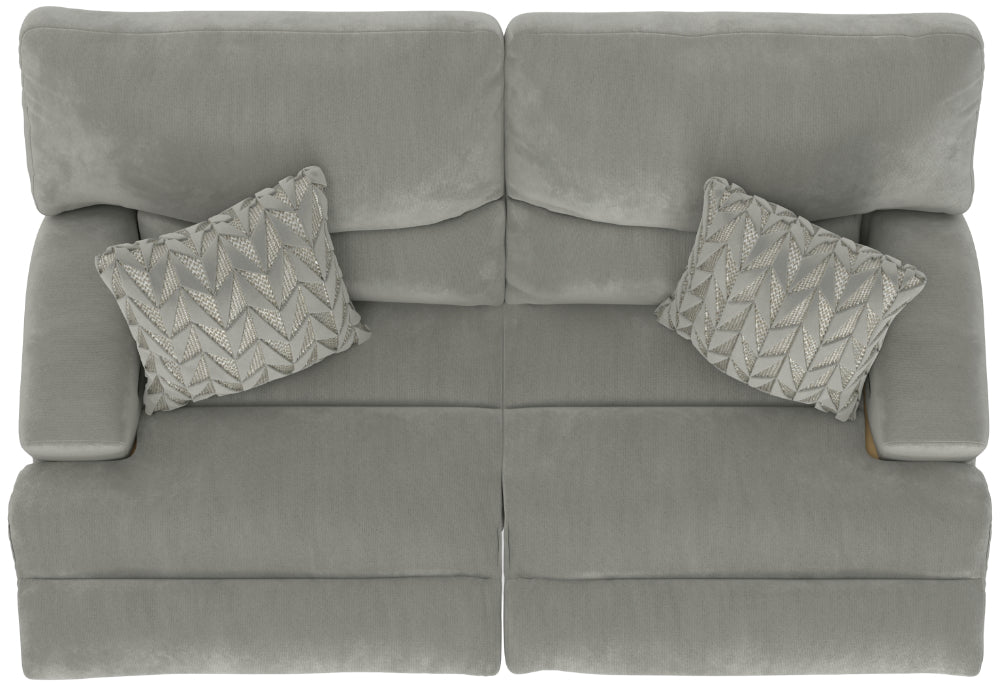 Catnapper - Renaldo Power Lay Flat Reclining Sofa w/Zero Gravity in Stone - 61281-STONE - GreatFurnitureDeal