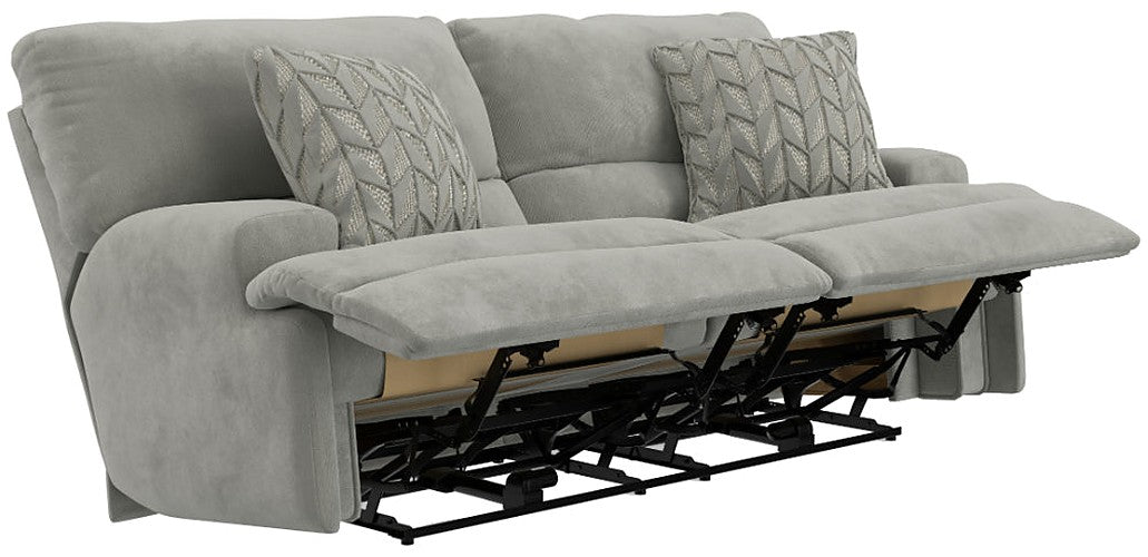 Catnapper - Renaldo Power Lay Flat Reclining Sofa w/Zero Gravity in Stone - 61281-STONE - GreatFurnitureDeal