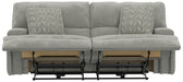 Catnapper - Renaldo Power Lay Flat Reclining Sofa w/Zero Gravity in Stone - 61281-STONE - GreatFurnitureDeal