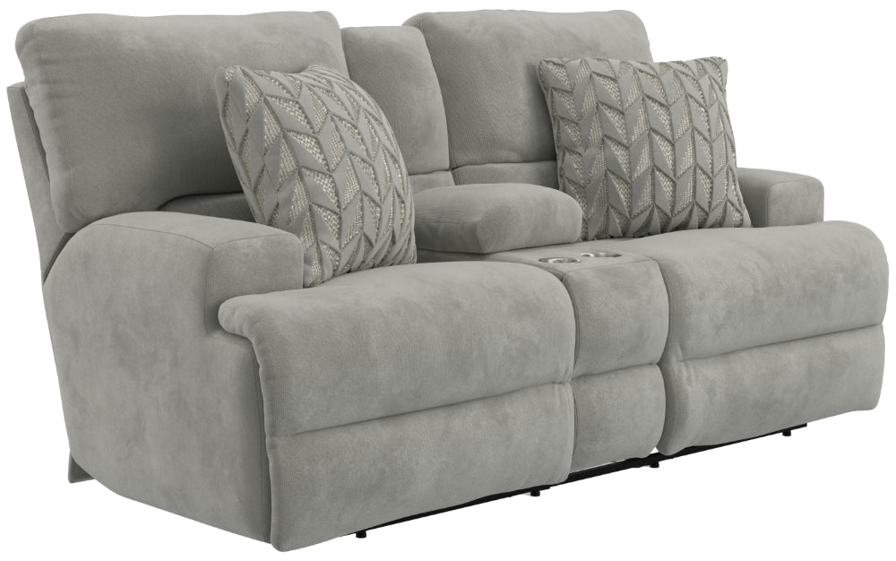 Catnapper - Renaldo 2 Piece Power Reclining Living Room Set in Stone - 61281-89-STONE - GreatFurnitureDeal