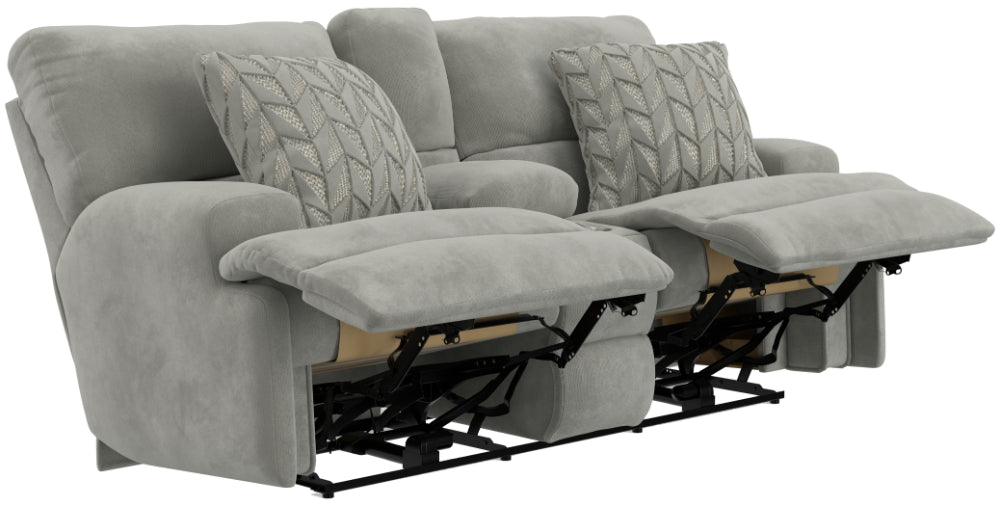 Catnapper - Renaldo 3 Piece Power Reclining Living Room Set in Stone - 61281-89-280-STONE