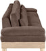 Meridian Furniture - Turin 135.5" Brown Chenille Fabric Upholstered 3pc. Modular Sofa - 612Brown-S3A - GreatFurnitureDeal