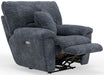 Catnapper - Paxon Power Headrest Deep Seat Lay Flat Recliner in Smoke - 61480-7-SMOKE - GreatFurnitureDeal